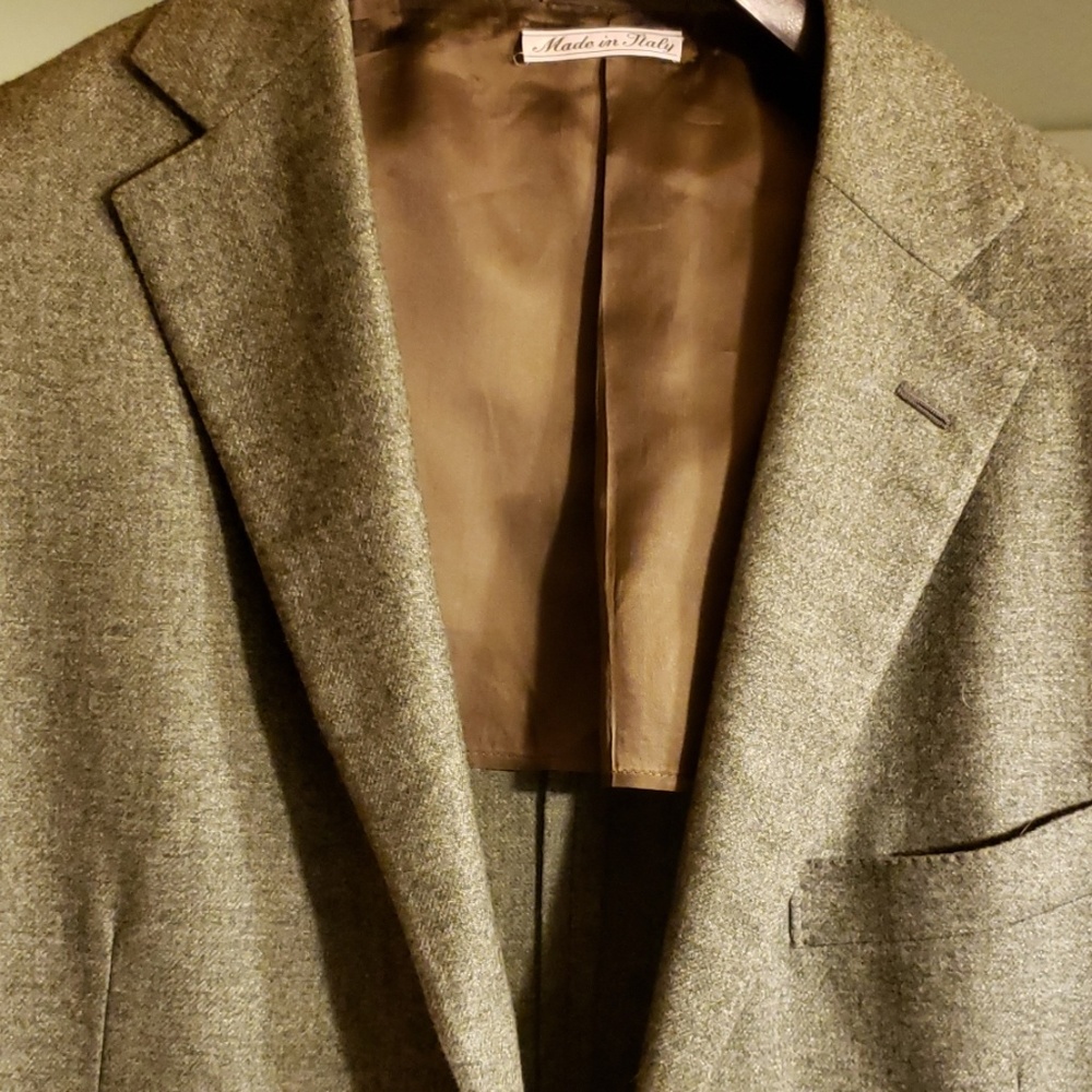 Made in Italy Sportcoat 44r Olive